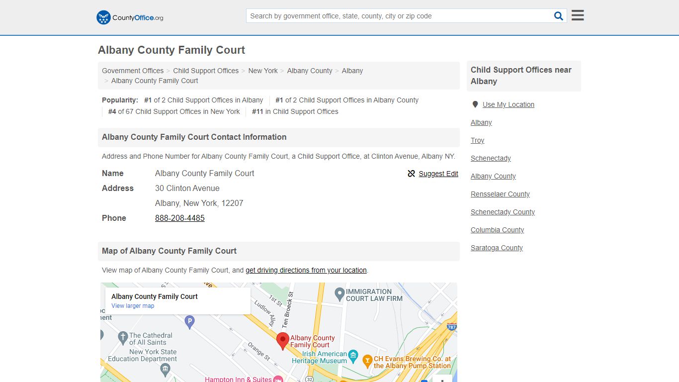 Albany County Family Court - Albany, NY (Address and Phone)